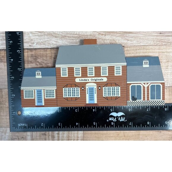 Lindas Originals Wooden Cape Cod Shelf Sitter Decor Rte. 6A Brewster MA Handcraf - Picture 1 of 2